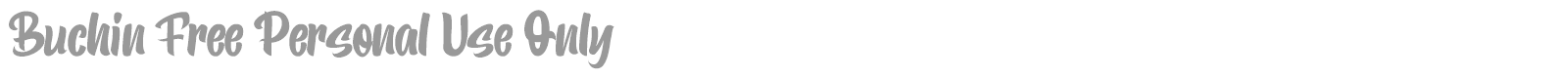 Buchin font preview